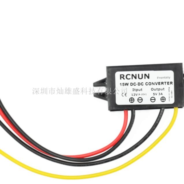 DC-DC 12V to 5V Vehicle Step-Down Power Converter 3A15W Step-Down Module