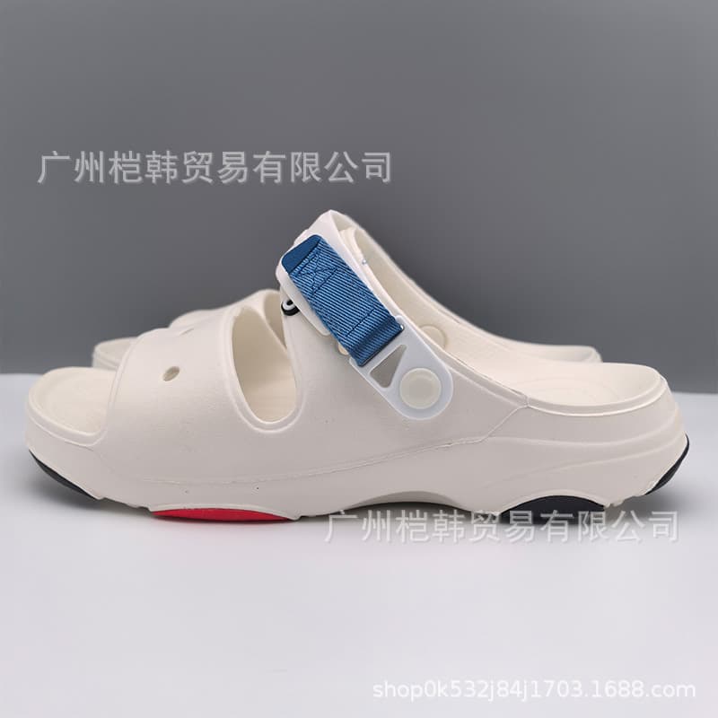 Croos Telin Double Strap Slide Sandals Clogs EVA Lightweight Comfortable Anti-Odor Material Beach Shoes Wholesale