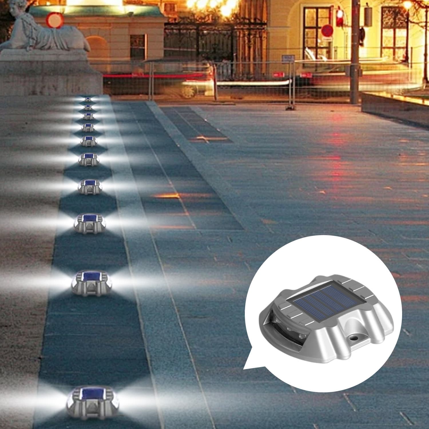 Solar Step Light Outdoor Decorative Light Garden Decoration Landscape Lawn Light Garden Light
