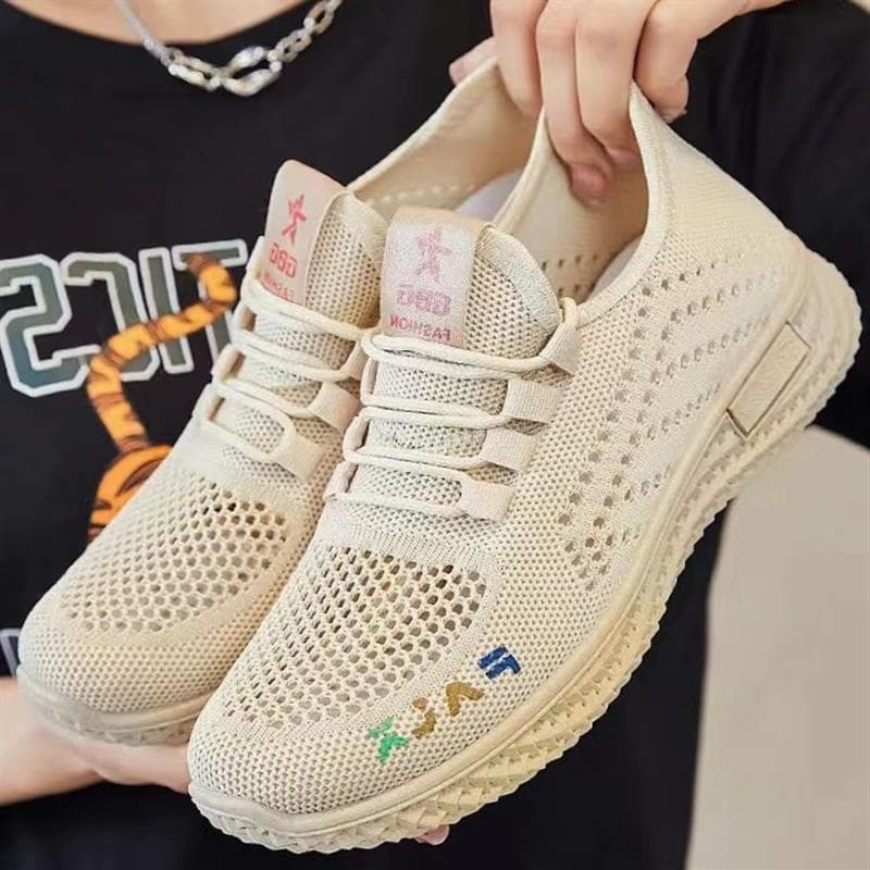 Cross-border Casual Shoes for Women 2024 Spring/Summer New Arrival Export Soft Sole Flats Breathable Shoes - Outdoor Women's Shoes