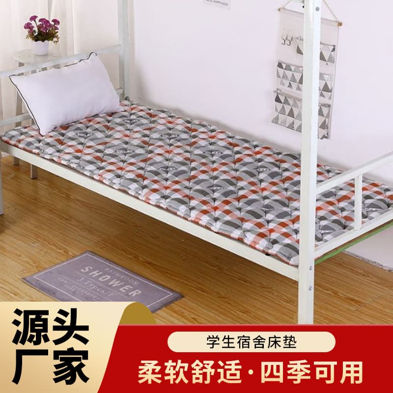 Mattress for Student Dormitory Single Pad Home Rental Thickened Sleeping Mat Soft Pad Foldable Floor Sleeping Disaster Relief Quilt