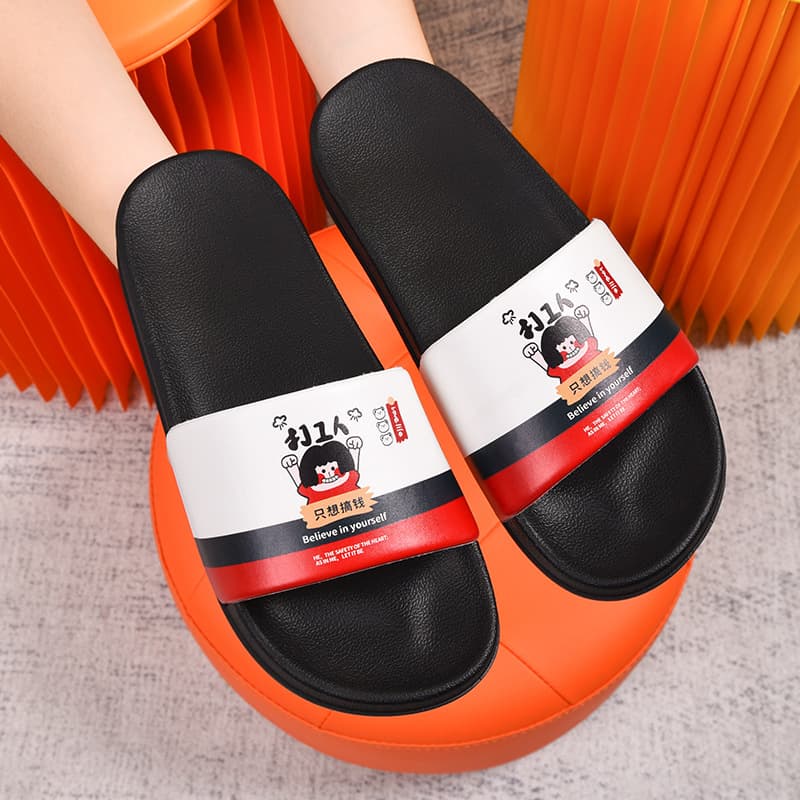 Men's Comfortable Flip Flops for Outdoor, Couples Beach Anti-Slip Sandals, Summer Fashionable Slippers Wholesale