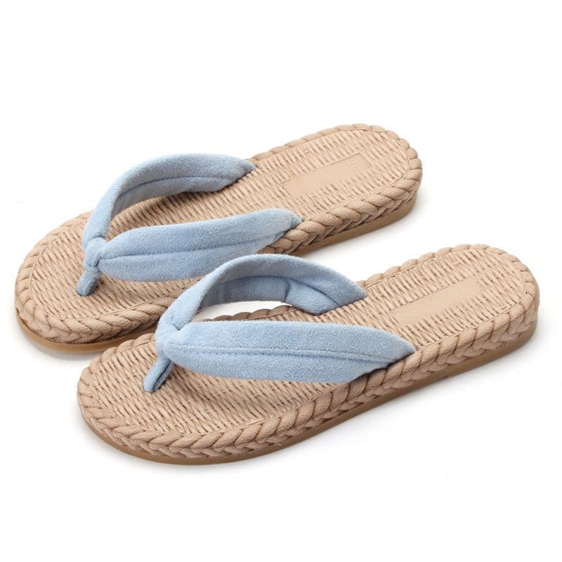 Women's Summer Solid Color Flip Flops, Non-Slip, Soft Sole, Indoor Bathroom, Outdoor Versatile Beach Sandals