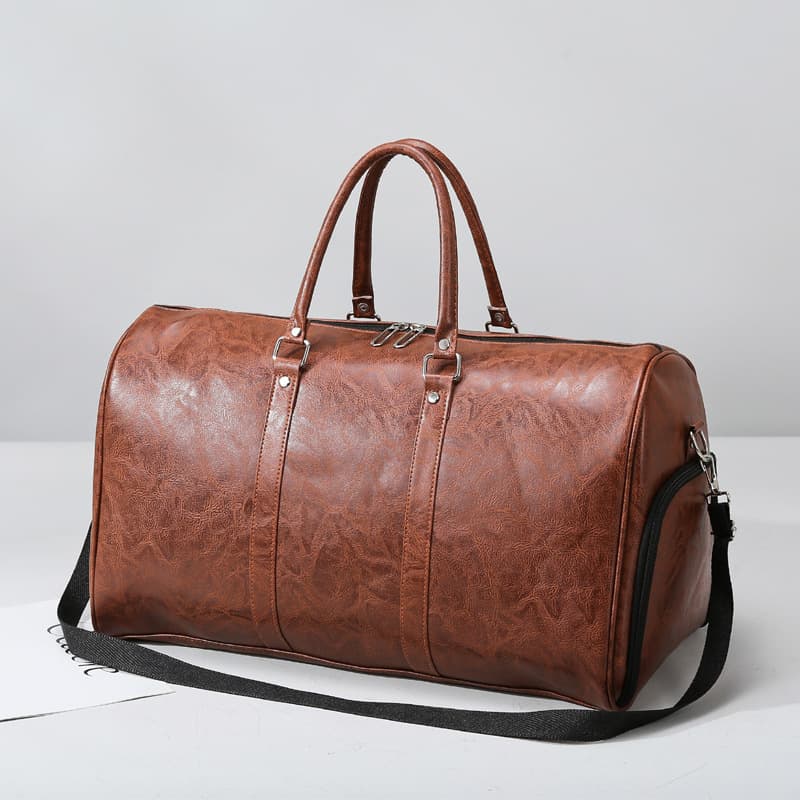 Stylish Lightweight Casual Travel Storage Bag for Women, Wet and Dry Separation Gym Bag, Vintage Short Trip Business Boarding Bag