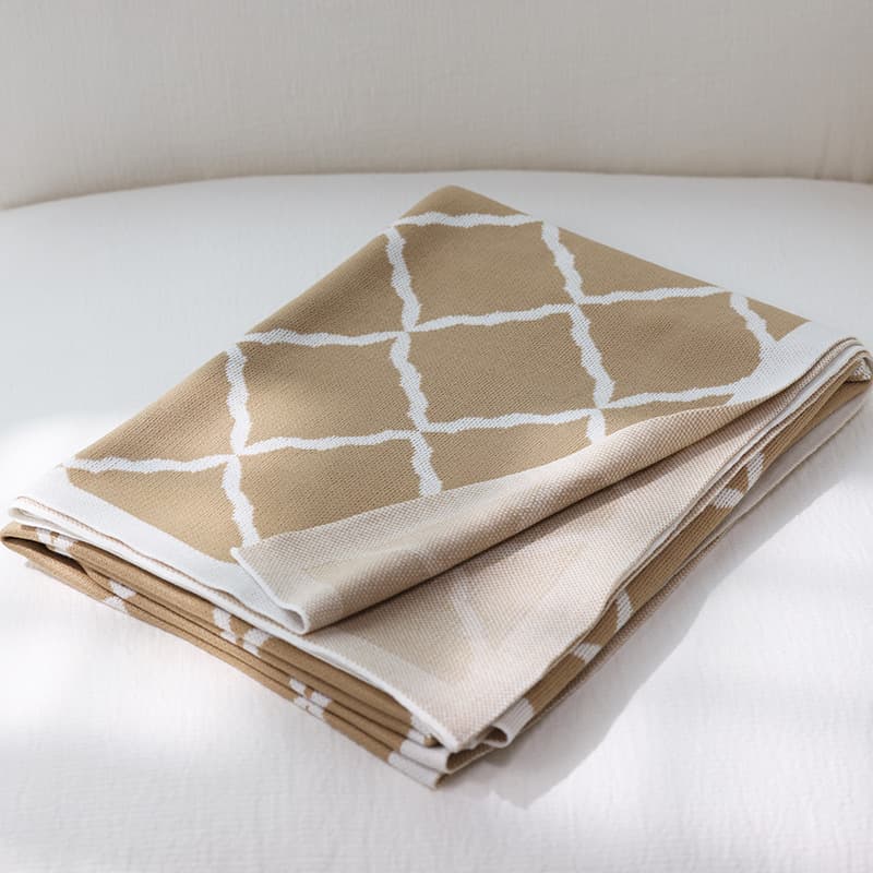 Nordic Style Knitted Throw New Nap Blanket Leisure Blanket