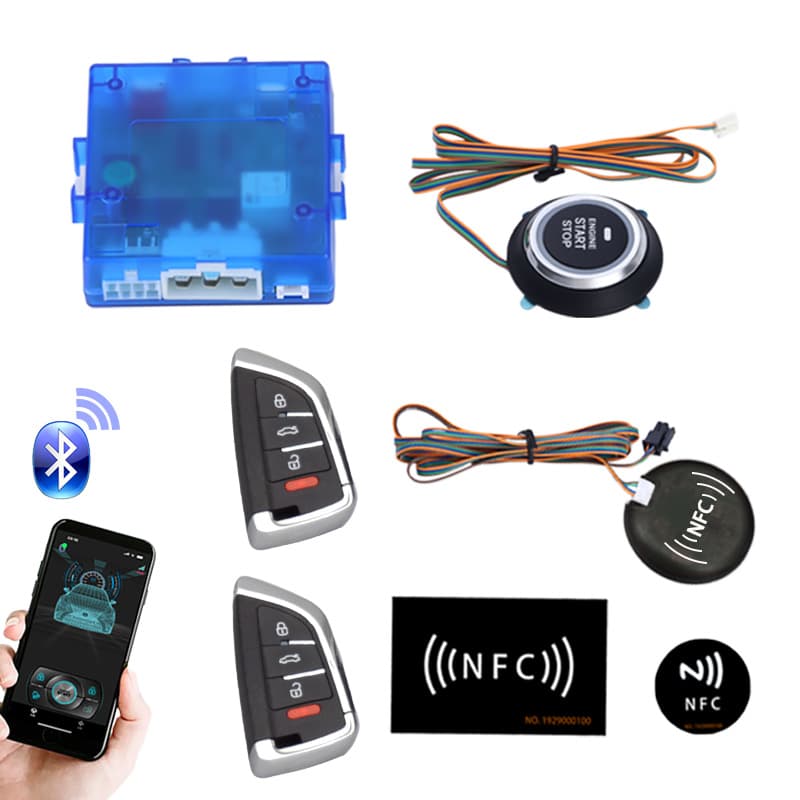 Nfc Car One-Button Start Modified Universal Keyless Entry System