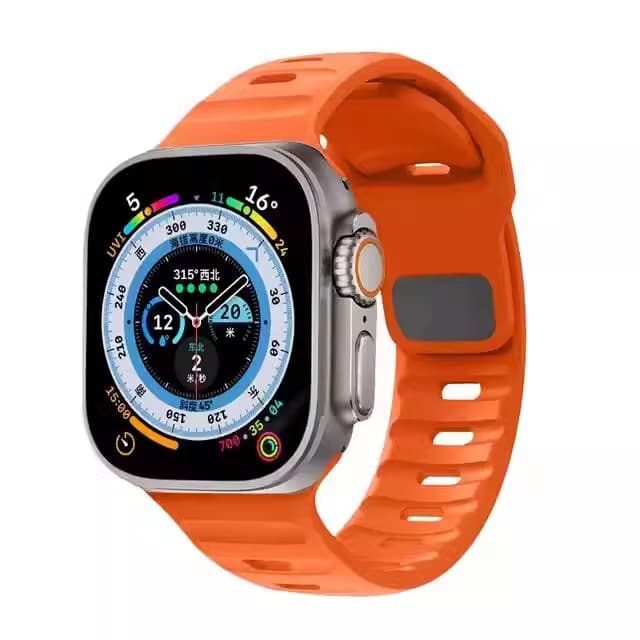 Compatible with Apple Watch Ultra Premium Band iWatch 8 Apple SE Silicone 7 Sport 6 Creative 5/4/3