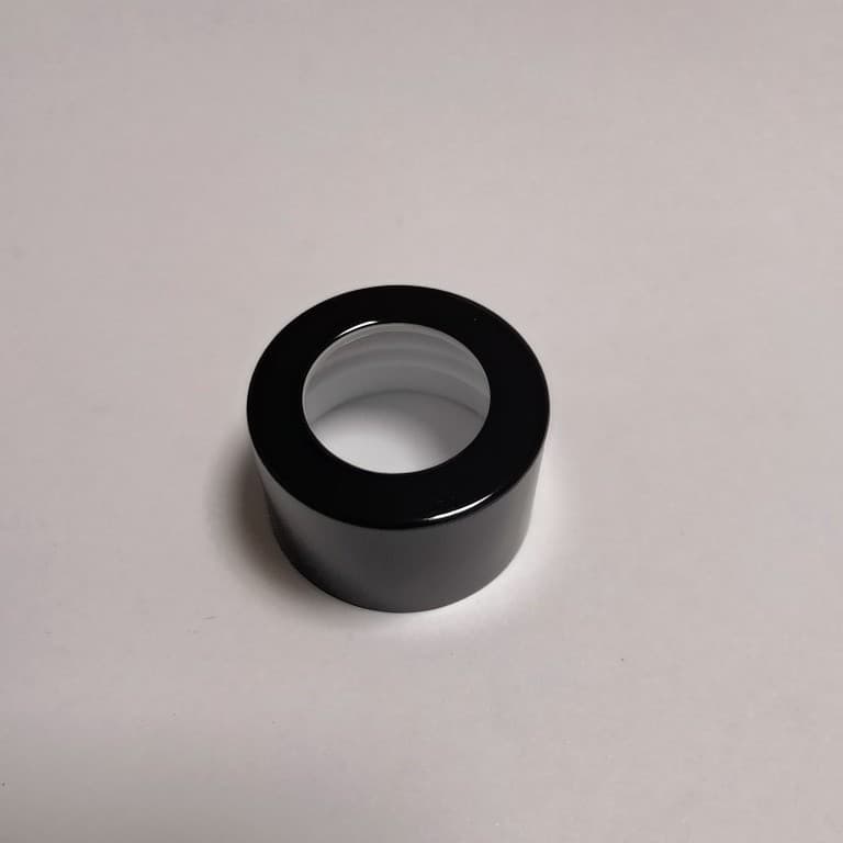 Factory Supply 32mm Aromatherapy Ring, Gloss Black and Bronze Anodized Aluminum Cap, Cosmetic Cap, Sealed, Hot Selling for Cross-Border E-Commerce