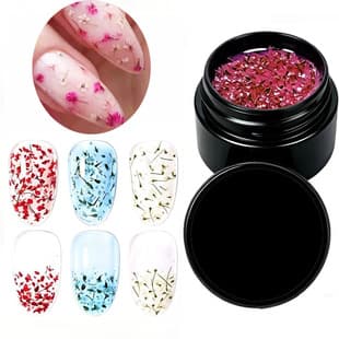 New High-Density Nail Art Dried Flower Gel UV Painting Gel Nail Polish 8ml Small Bottle No Label