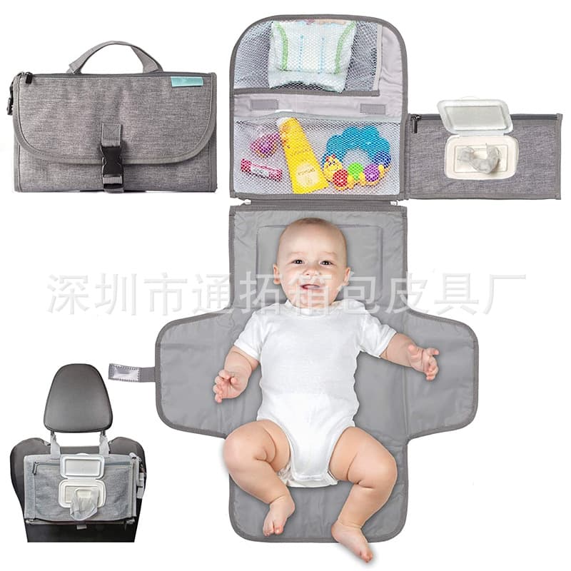 Cross-border Portable Diaper Changing Pad, Handheld Waterproof Baby Diaper Changing Mat, Multifunctional Waterproof Changing Pad