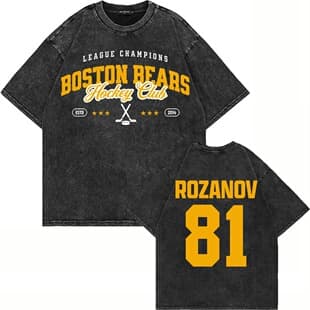 Vintage Washed Heated Rivalry Ilya Rozanov 81 Boston Raiders