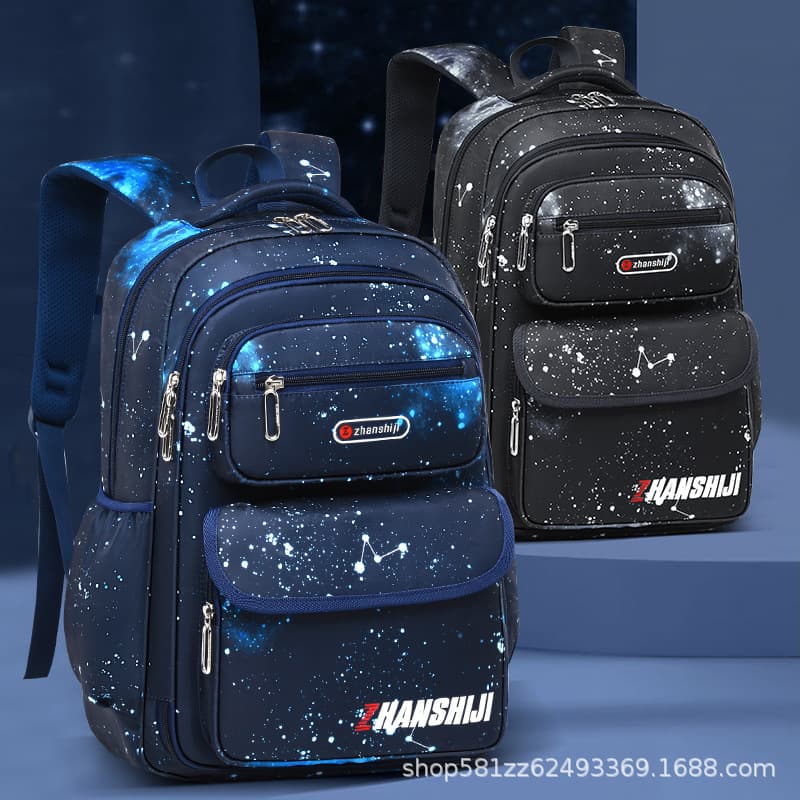 School Bag Cross-Border Trade Refrigerator-Style Opening Large Capacity Boys Children Elementary School Backpack Factory Wholesale