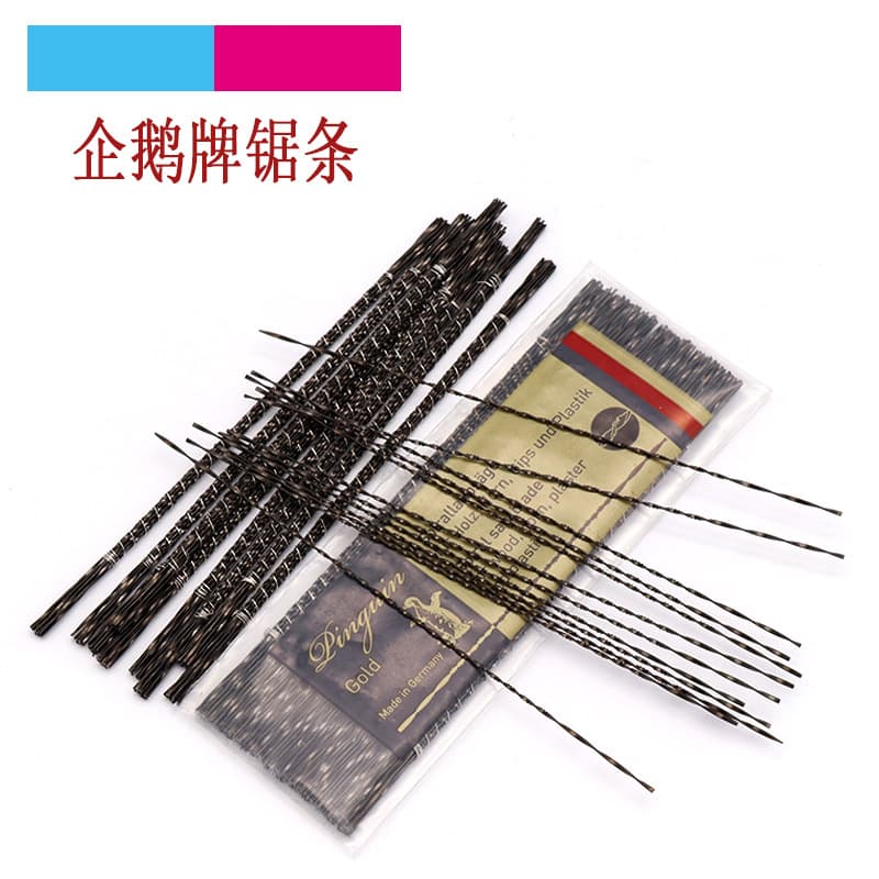 YuPai Penguin Curve Jigsaw Blades U-Shank Saw Bow Hand Saw Woodworking Scroll Saw Wire Saw DIY Model