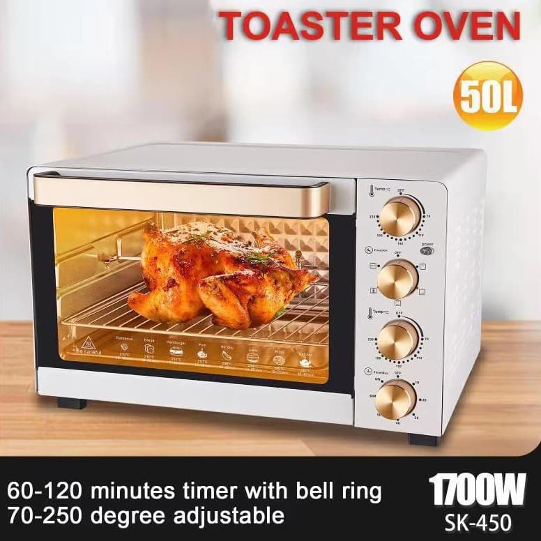Cross-border Drop Shipping 110V Electric Oven 50L Large Home Baking Oven Multi-function Oven for Egg Tarts