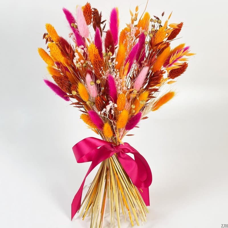 TEMUY2 Same Style Bohemian Dried Flower Bouquet Home Decoration Everlasting Flowers Factory Direct Sales Cross-border Drop Shipping Available
