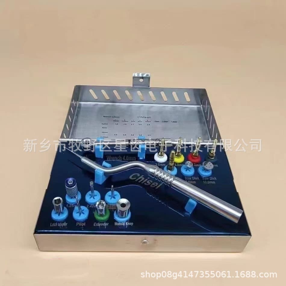 Dental Oral Implant Surgical Instrument Kit, Bone Splitting, Bone Spreading, Expansion Kit, Medical Universal Orthodontic Kit
