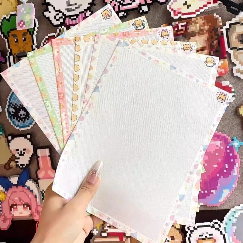 Fuse Bead Cloth - Baking Sheet for Fuse Beads, Ironing Paper, Matte, Semi-Transparent, Plastic, DIY, High Temperature Resistant