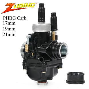 Motorcycle PHBG DS Carburetor 17/19/21mm Suitable for Dellorto JOG50-90 Motorcycle Parts