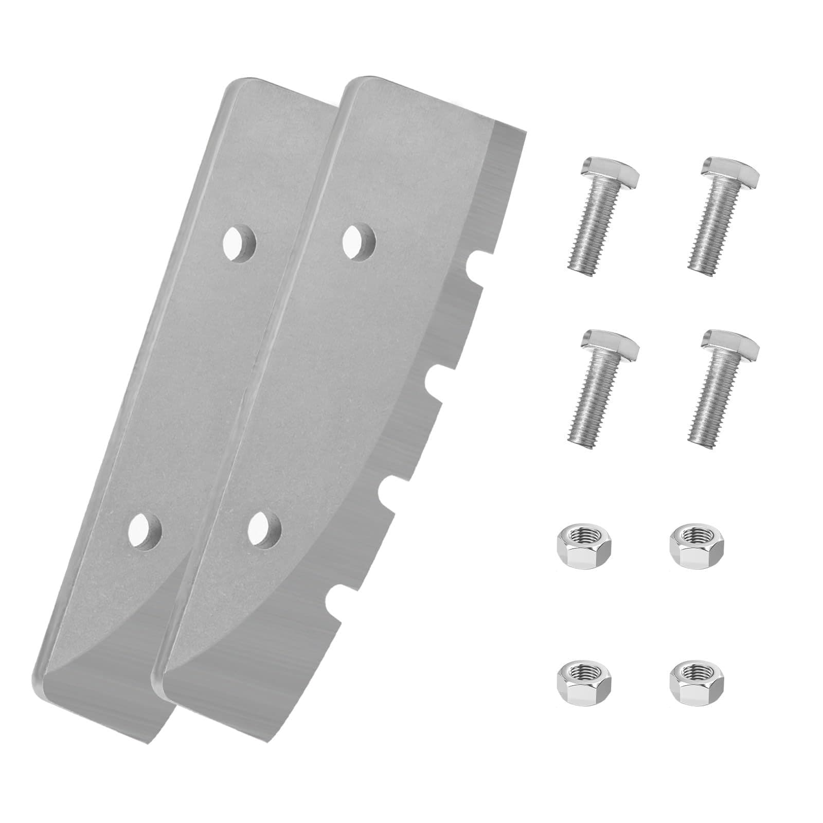 Ice Auger Replacement Blade Stainless Steel Ice Drill Bit Ice Drilling Blade Compatible with Eskimo Wear-Resistant Upgrade