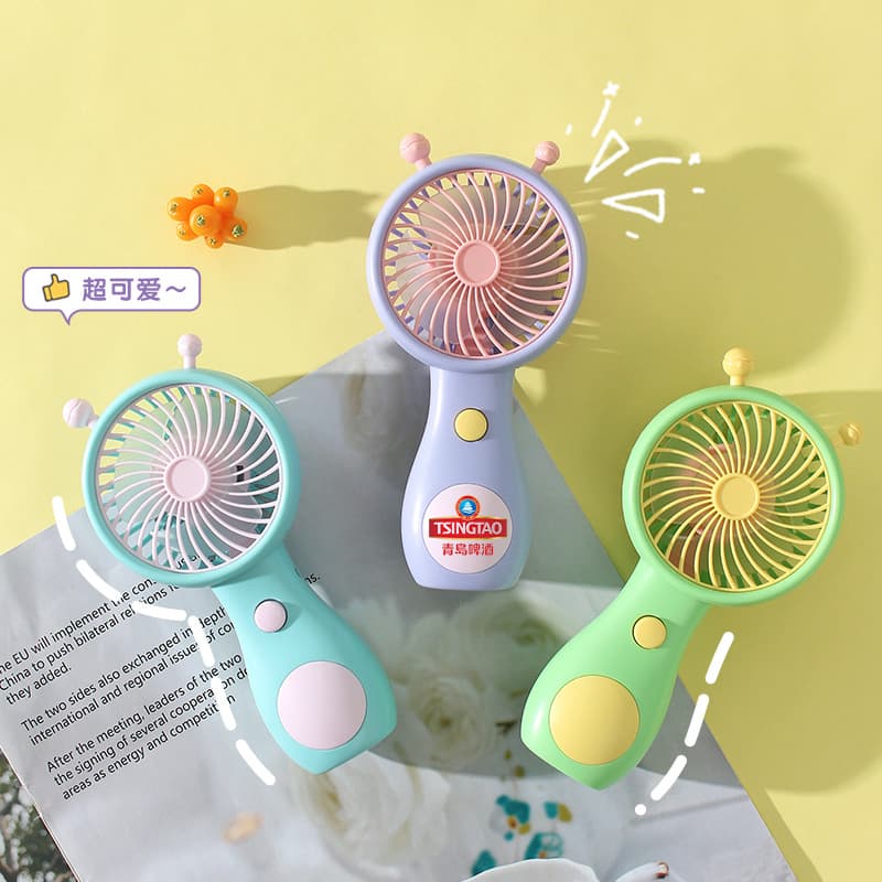 Cartoon Snail Handheld Fan, Cute Portable Outdoor USB Mini Fan, Dormitory Desktop Electric Fan Gift