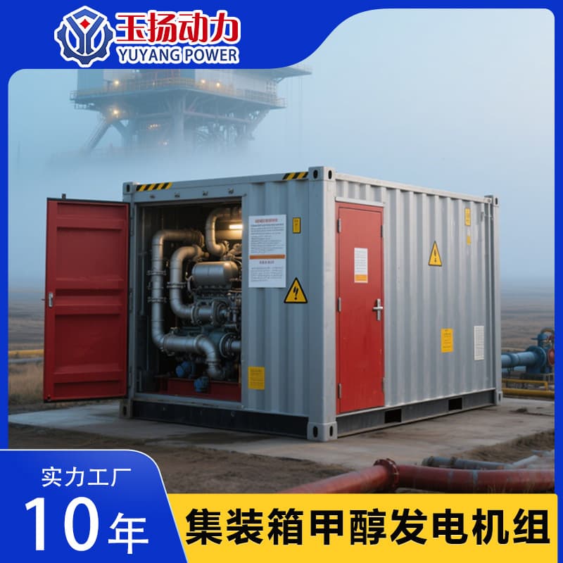 Oilfield Drilling Rig Power Supply Project 300kW Methanol Generator Set for Oil and Gas Field Mining Power Supply