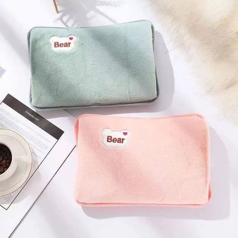 Hand warmer, winter warmer, tummy warmer, rechargeable plush hand warmer, portable hot water bottle for students, cross-border European standard.