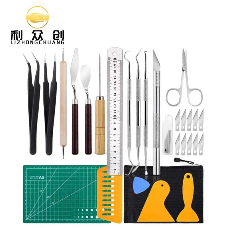 Diy Dried Flower Crafts 28-piece Set Acrylic Adhesive Carving Tools Suitable For Office Cultural/jade Crafts/jade Crafts