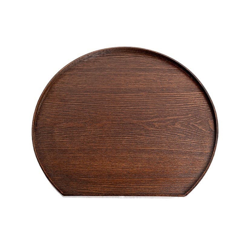 Ash Wood Home Japanese Style Tray, Coffee Tray, Fruit Tray, Tea Tray, Wooden Vintage Plate Set, Tableware