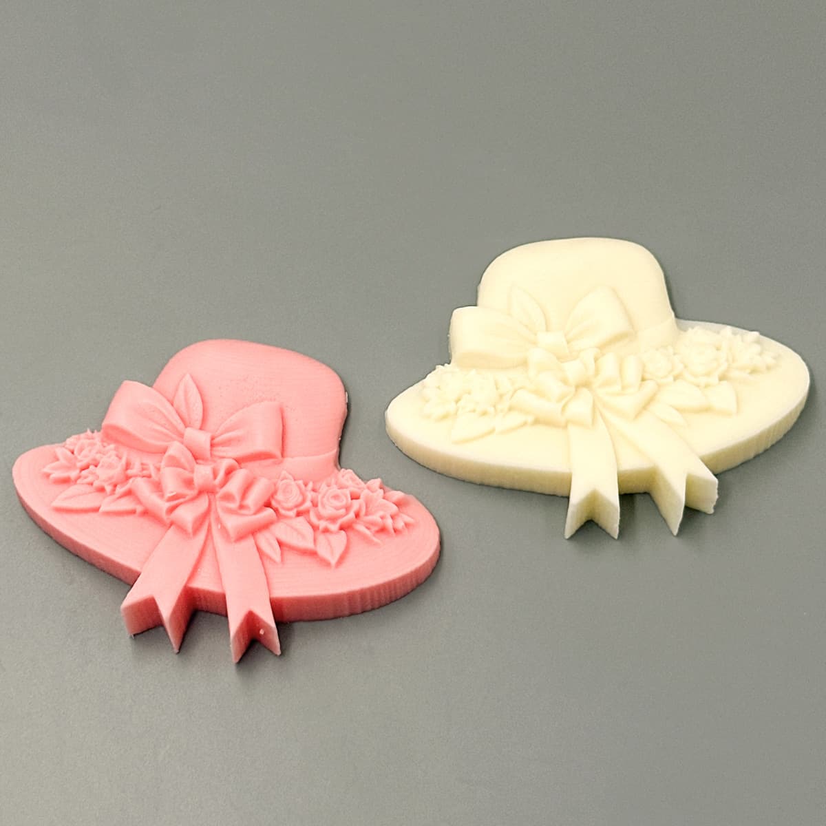Flower Bow Hat Fondant Silicone Mold Chocolate Cake Mold Baking Tool DIY Resin Mold