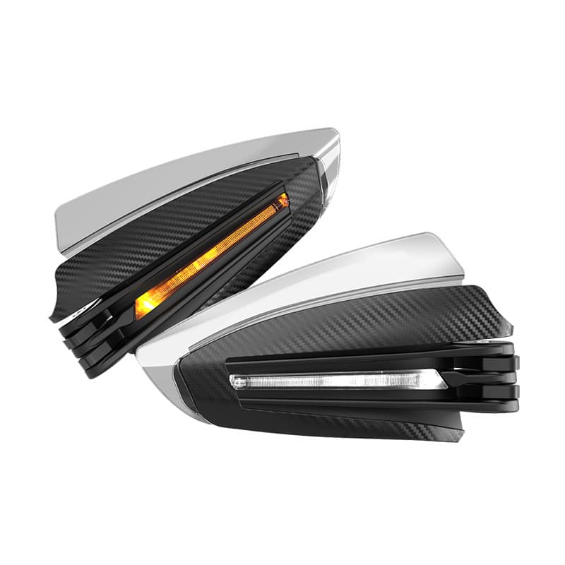 Motorcycle Accessories LED Lighted Hand Guards Windproof Foldable Hand Guards Bow LED Daytime Running Light Turn Signal Handlebars