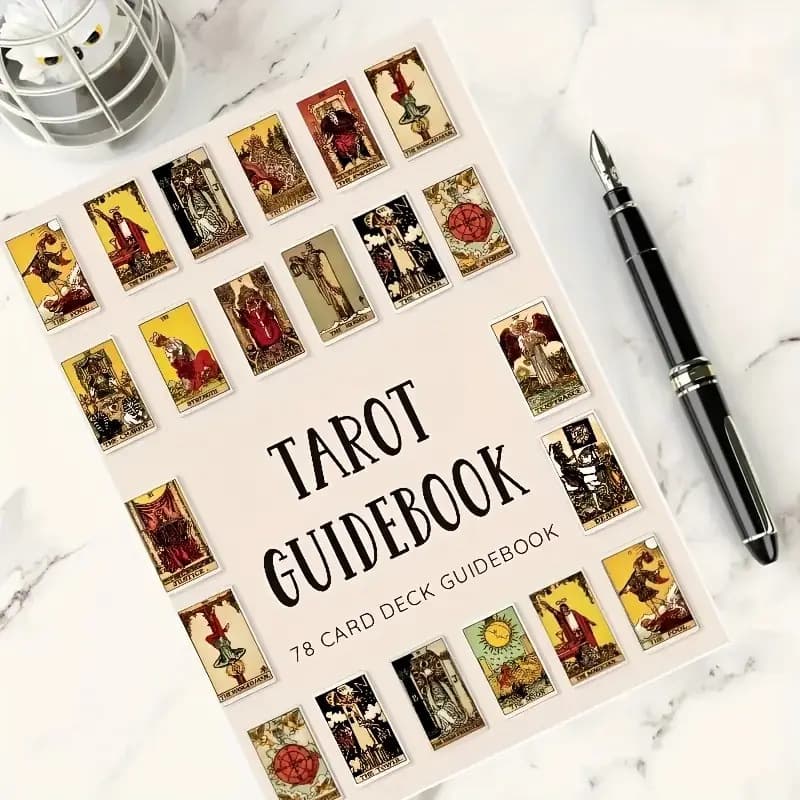 Cross-Border New Product Tarot Guidebook 78 Card Deck Guidebook Tarot Guide Book