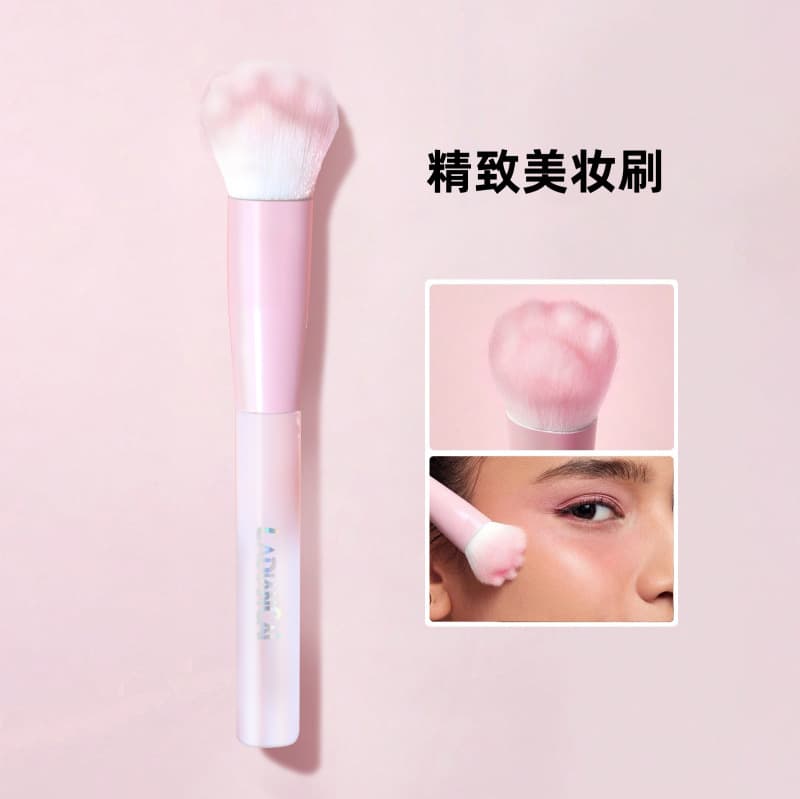 Cross-border popular cat claw powder brush blush brush manicure powder brush soft fiber hair portable makeup brush set