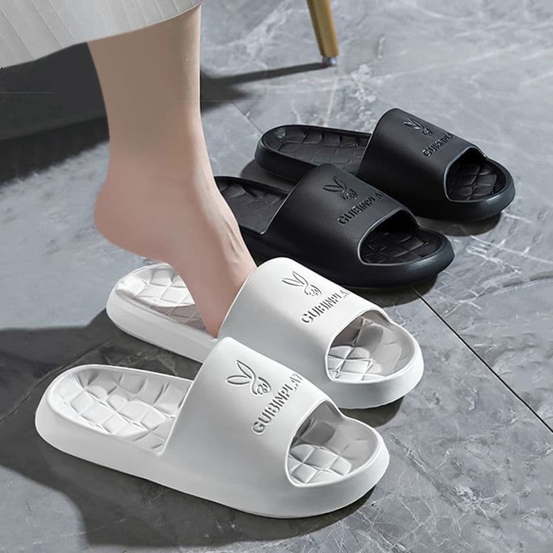 Large Size Men's Slippers for Summer Bathroom Indoor Home Use, Extra Wide 48-49 Size, Outdoor Wear Sandals for Men