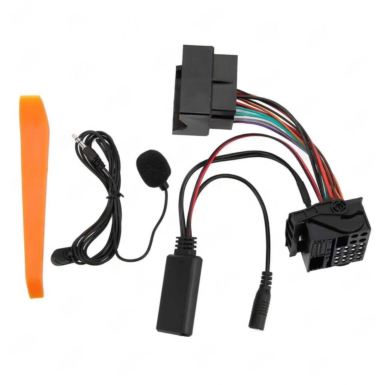 Auxin Bluetooth Music Adapter For Opel Cd30 Cdc40 Cd70 Dvd90 Car Audio Microphone Hands-free Call Function