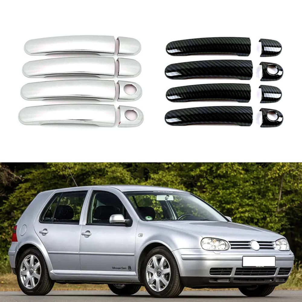 Suitable for 98-06 Volkswagen Golf MK4 door bowl handle decorative sticker door handle supplies