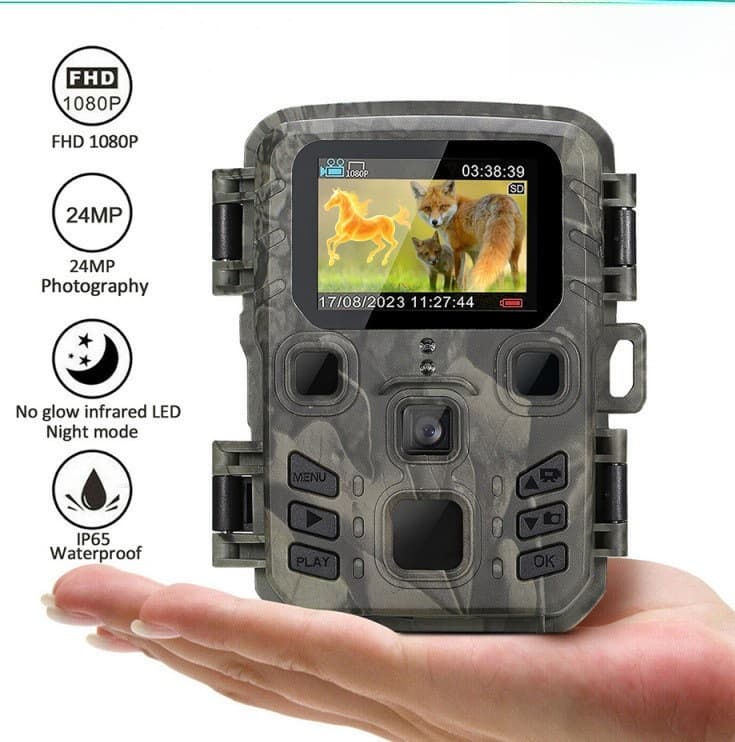 HD Outdoor Forestry Anti-Theft Night Screen Hunting Camera Trail Camera Infrared Tracking Camera