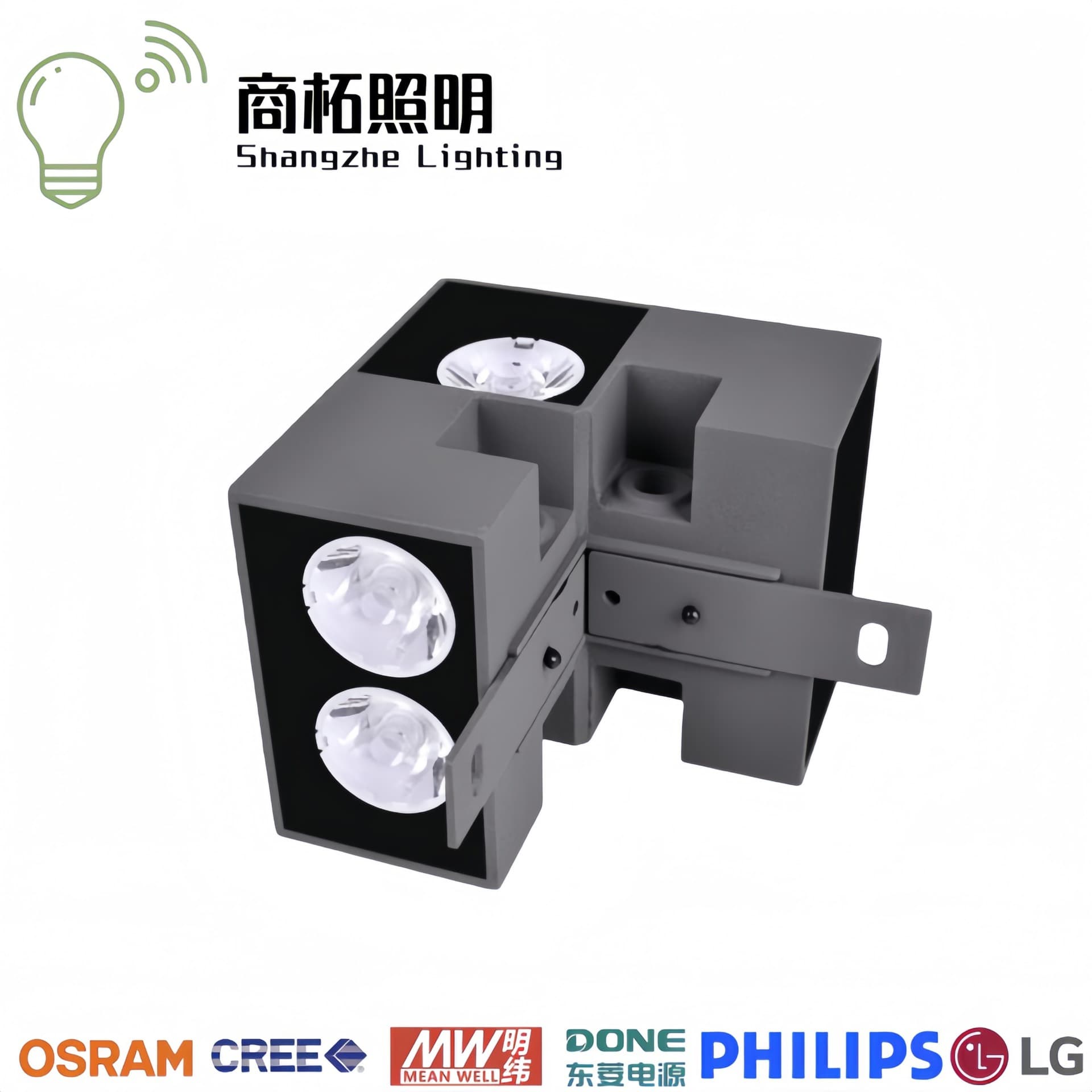 Factory Direct 2-Way 3-Way 4-Way 6W 9W 18W Outdoor Waterproof LED Star Light Hotel Star Wall Light