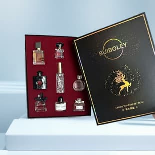 Live Streaming Hot Q Version Perfume Exquisite Gift Box Set of 8 Long-lasting Scent Gift Box Women's Light Fragrance Sample Cross-border Trade