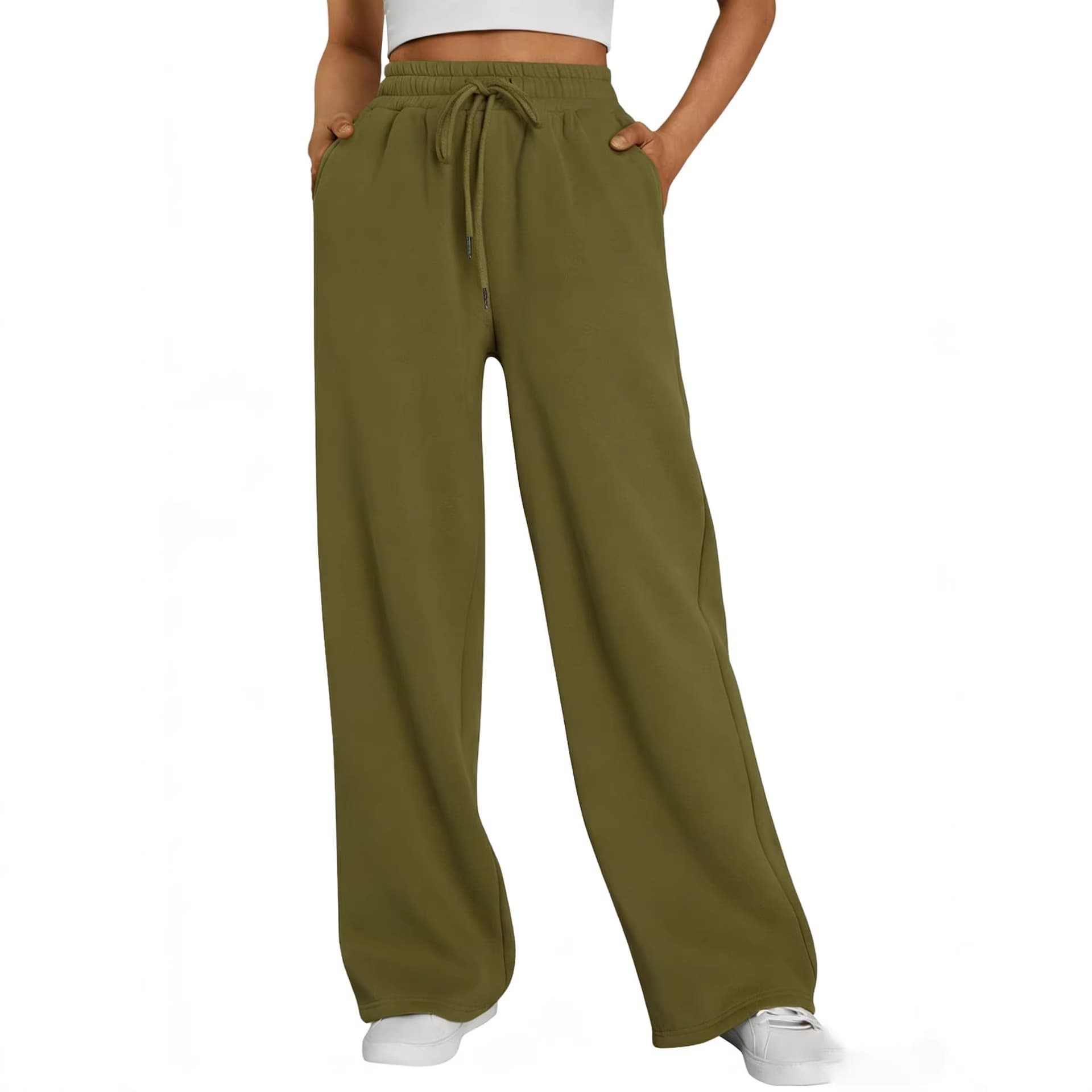New Arrival Cross-Border 2026 Spring/Autumn Fashion European and American Unisex Loose Drawstring Sweatpants Casual Straight-Leg Pants Wholesale Stock