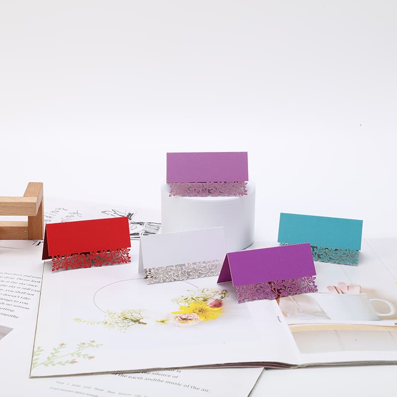 Cross-border creative wedding and birthday cards, European-style personalized invitations, 3D hollowed-out table cards, and blessing cards - manufacturer wholesale.