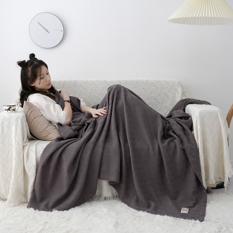 Baihua Towel factory direct supply, supports drop shipping, solid color towel blanket