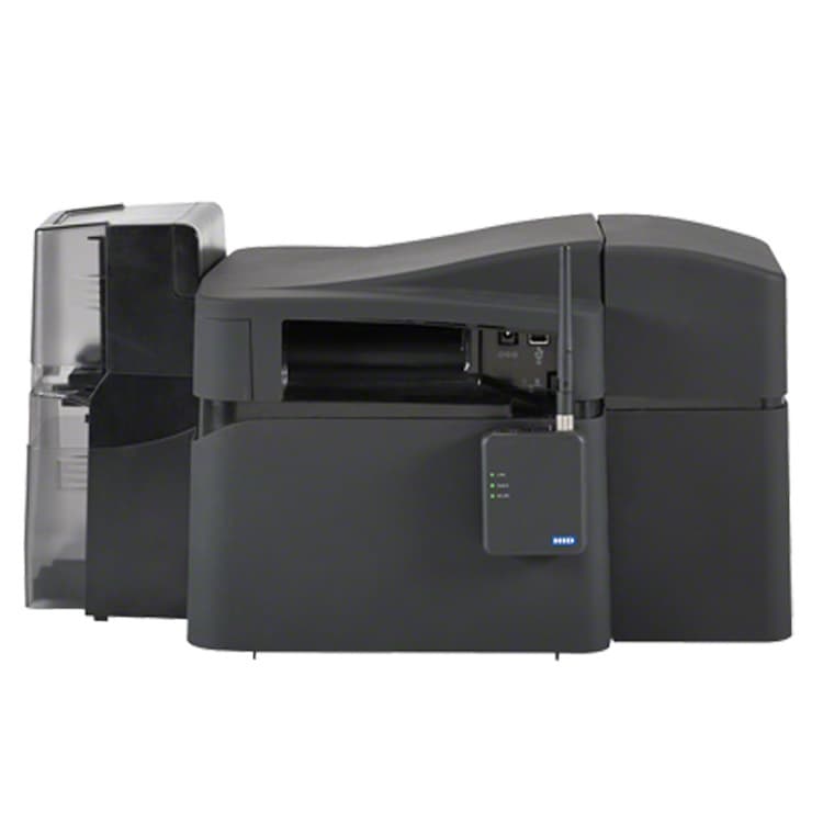DTC4500e Card Printer Color IC Card Portrait Printer Health Certificate Maker Photo Card Maker
