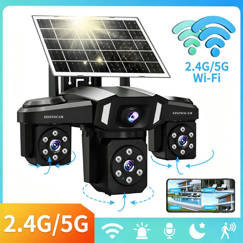 4 eyes, 4 lenses, 4 screens AOV WIFI, supports dual-band 2.4G/5GWIFI, APP remote viewing