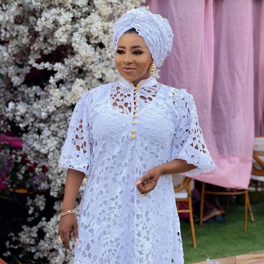 Cross-border Wish European, American, and African Women's Dress Ethnic Style Clothing with Water-soluble Lace, Hollow-out Design, and Plus-size Long Skirt