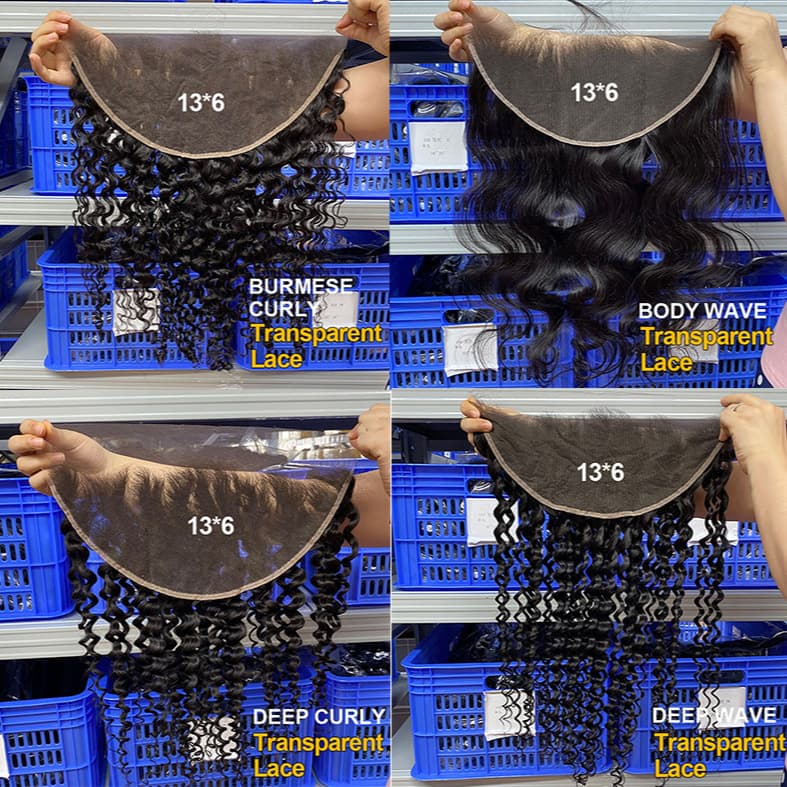 13by6 Swiss human hair wig hair block transparent lace human hair headgear accessories