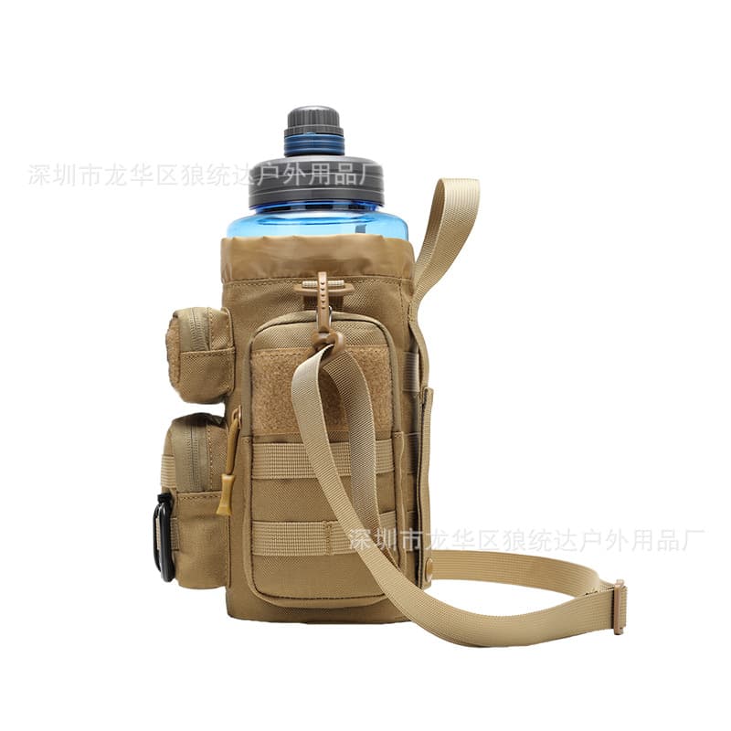 Outdoor Tactical Portable Multifunctional Water Bottle Phone Tool Utility Coin Storage Waist Bag