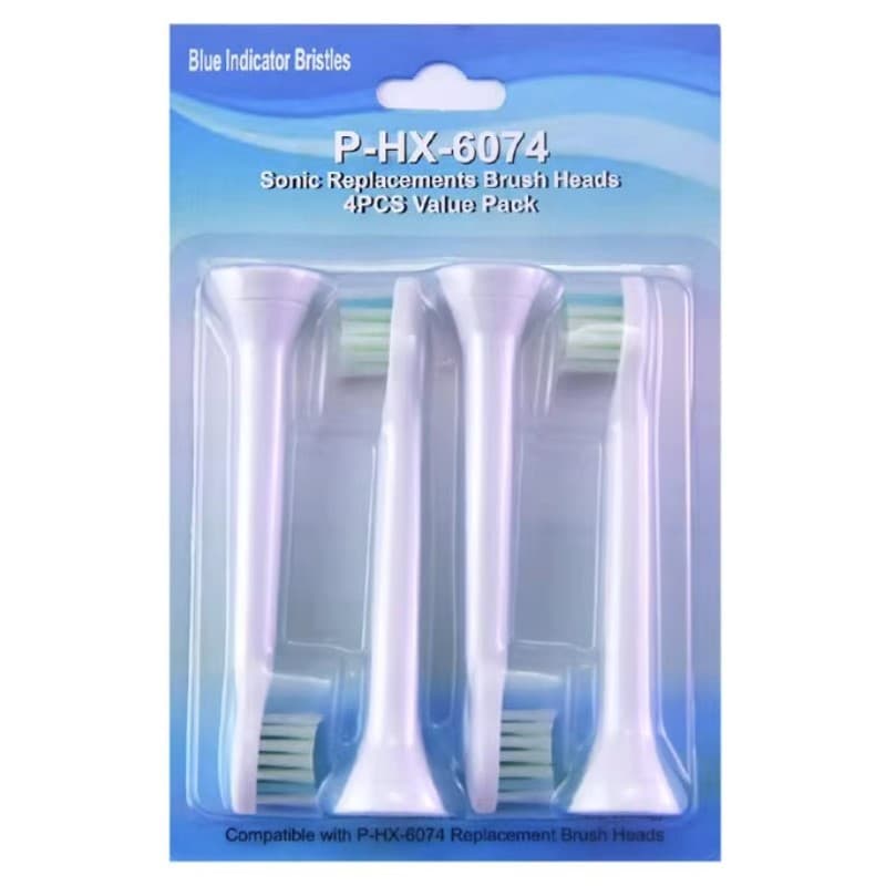 With Replacement Reminder Function Electric Toothbrush Head HX6074 Metal Ring High-Quality DuPont Bristles Factory Direct