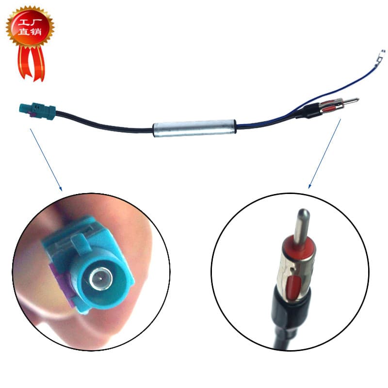 Universal Volkswagen Antenna FAKRA Male Connector with Amplifier Car Radio FM Antenna Signal Booster