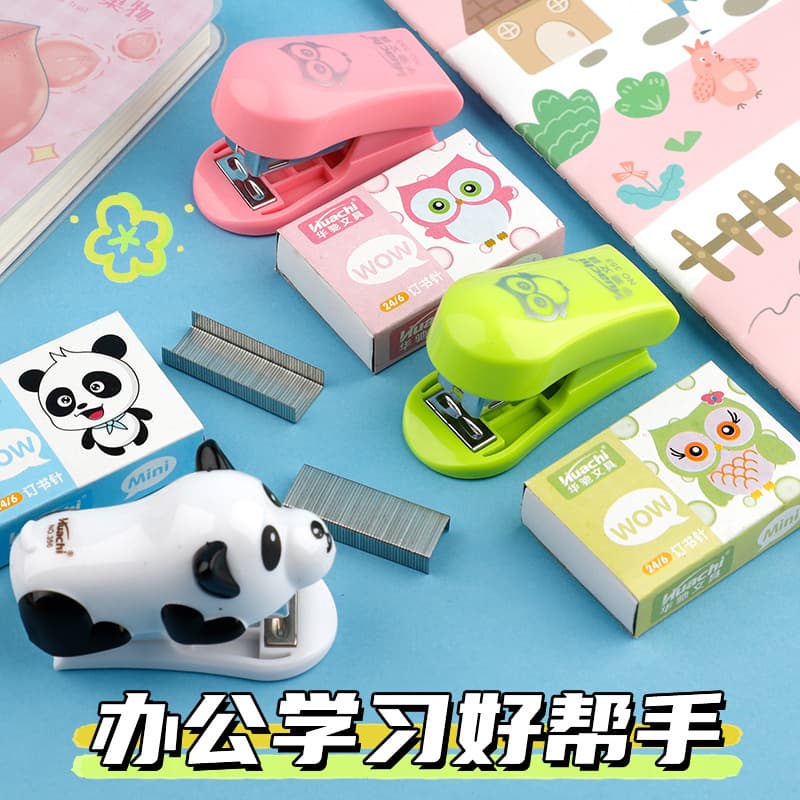 Creative Multi-Function Portable Mini Stapler for Students, Handheld Office Stapler, Effortless Stapling Tool