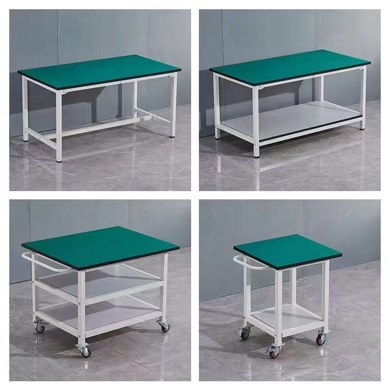 Anti-static Workbench Mobile Table Double Layer Three Layer with Wheels Trolley Movable Packing Test Bench Transfer Cart